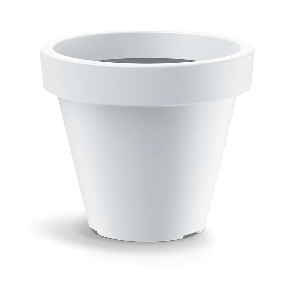 Plantekrukke TSIO30M Simpla round midl – hvit — hovedbilde