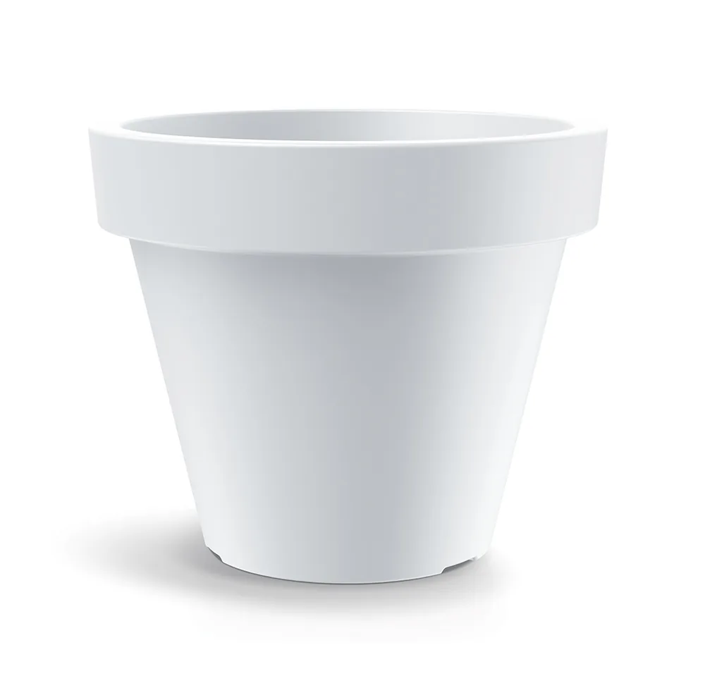 Plantekrukke TSIO80M Simpla round midl – hvit — hovedbilde