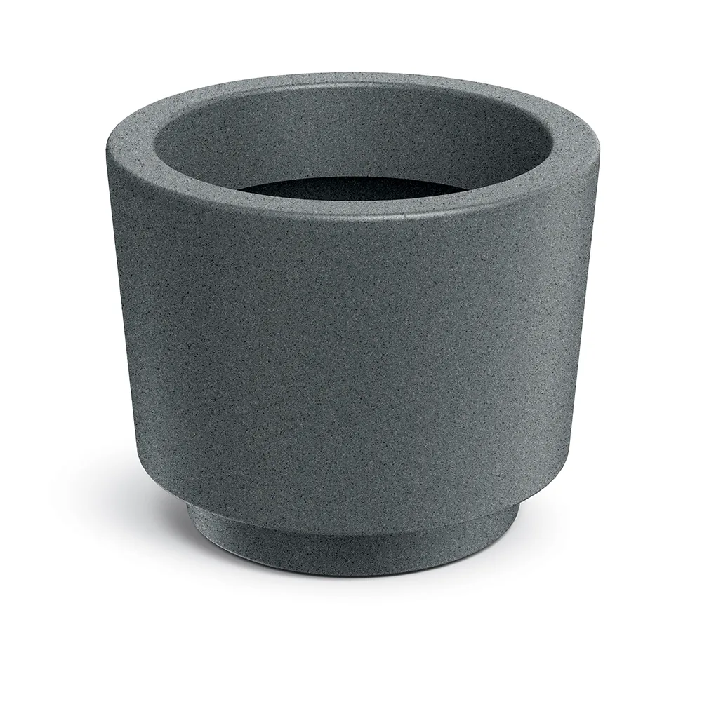Plantekrukke TSRO30 Splito Round – finkornet granitt — hovedbilde