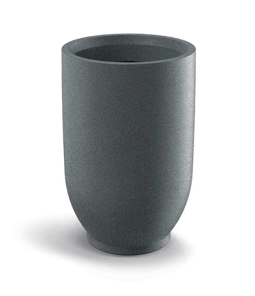 Plantekrukke TVO40H Vemo round high – finkornet granitt — hovedbilde