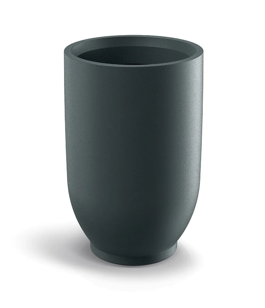 Plantekrukke TVO40H Vemo round high – grafitt — hovedbilde