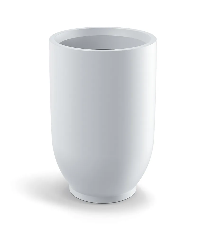 Plantekrukke TVO40H Vemo round high – hvit — hovedbilde