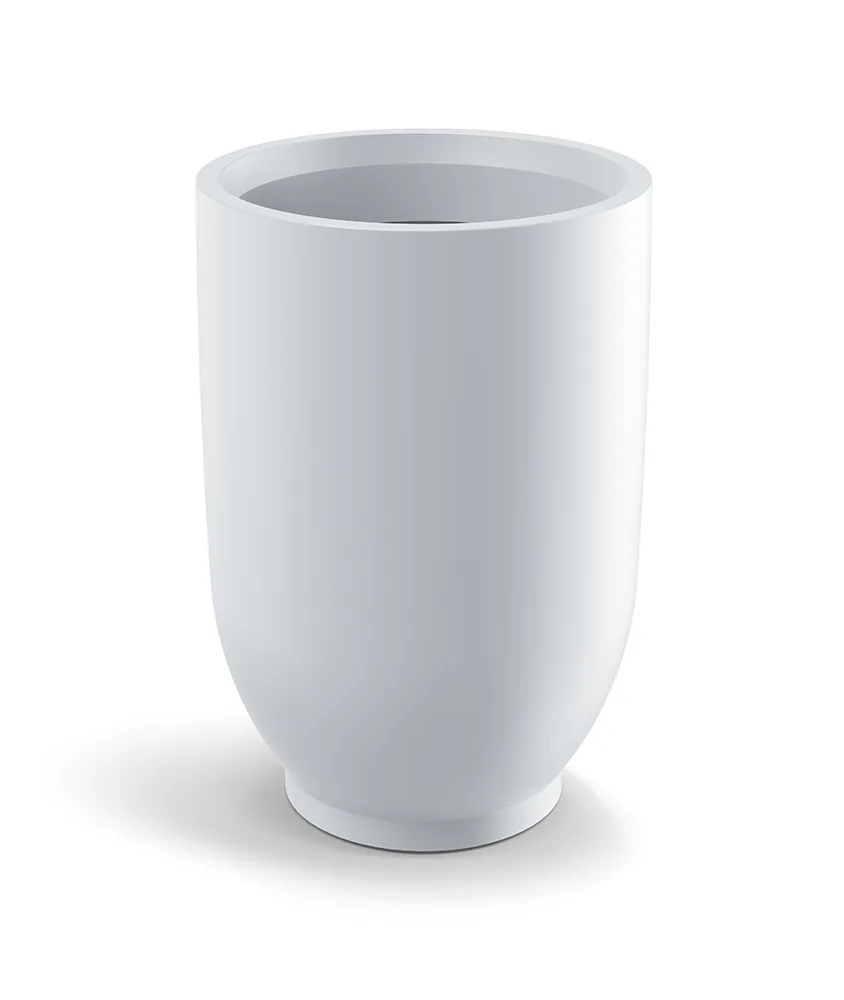 Plantekrukke TVO48H Vemo round high – hvit — hovedbilde