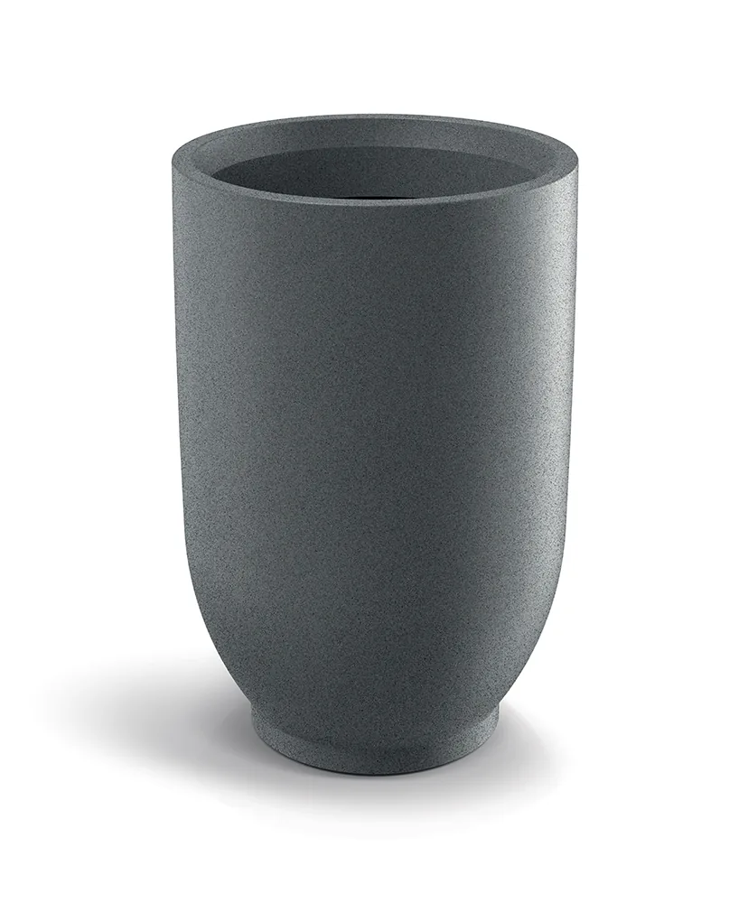 Plantekrukke TVO60H Vemo round high – finkornet granitt — hovedbilde