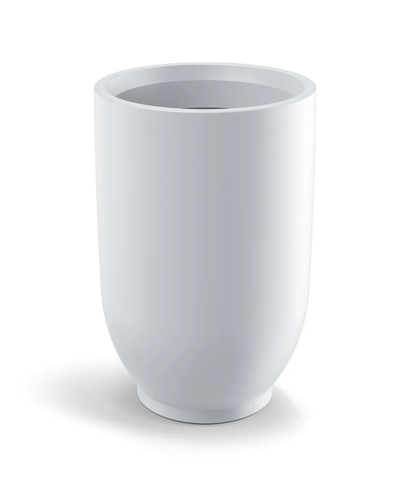 Plantekrukke TVO60H Vemo round high – hvit — hovedbilde