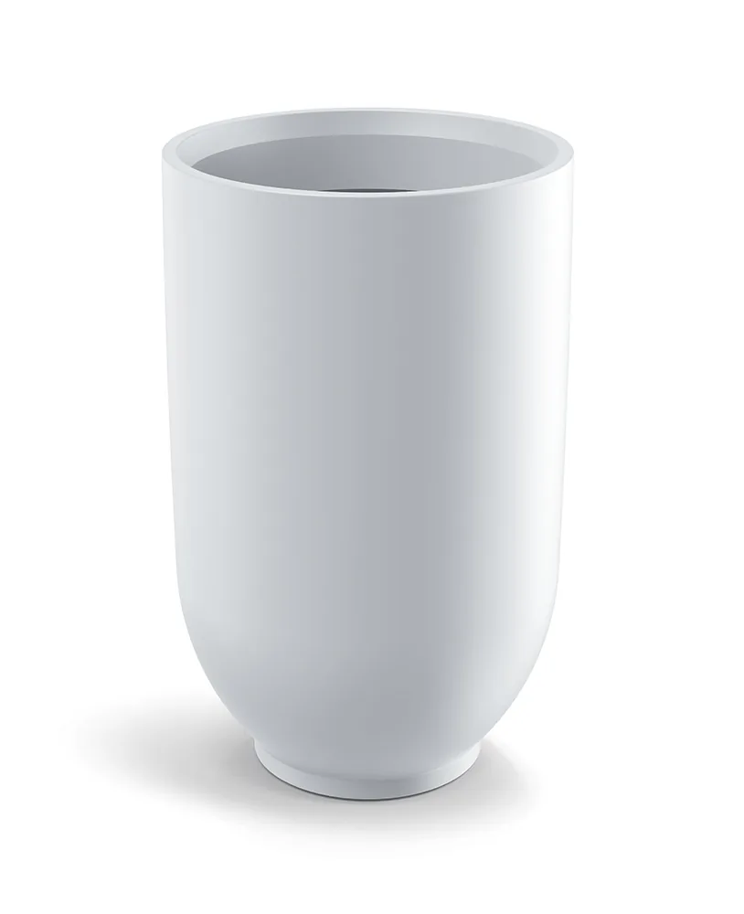 Plantekrukke TVO75H Vemo round high – hvit — hovedbilde