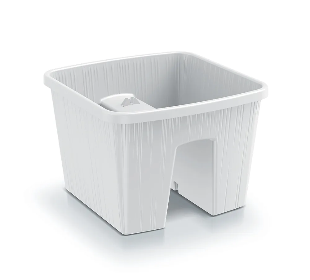 Plantepotte DBAC300 Balca Railing Case – hvit — hovedbilde