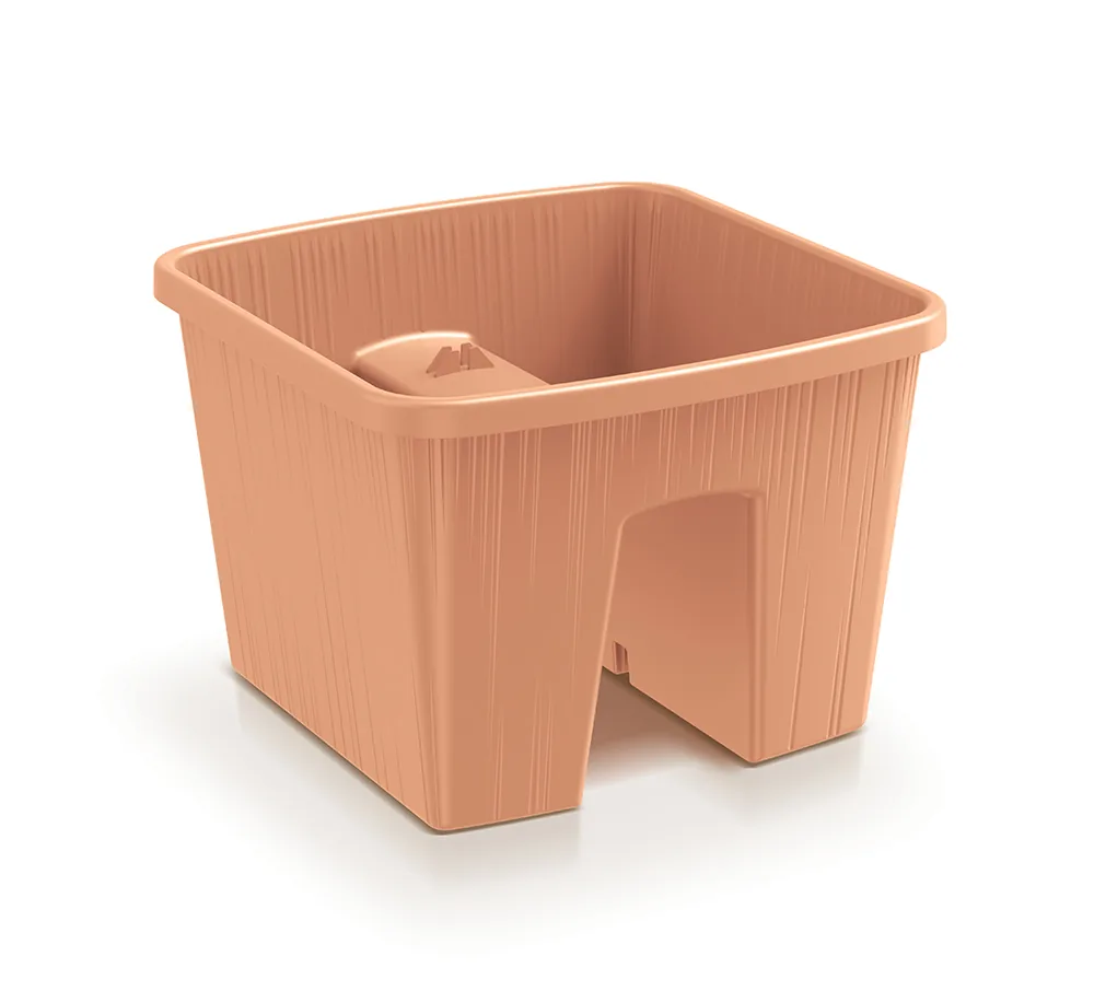 Plantepotte DBAC300 Balca Railing Case – terrakotta — hovedbilde