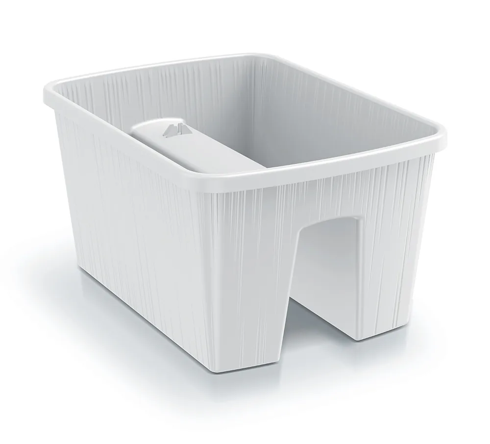 Plantepotte DBAC400 Balca Railing Case – hvit — hovedbilde