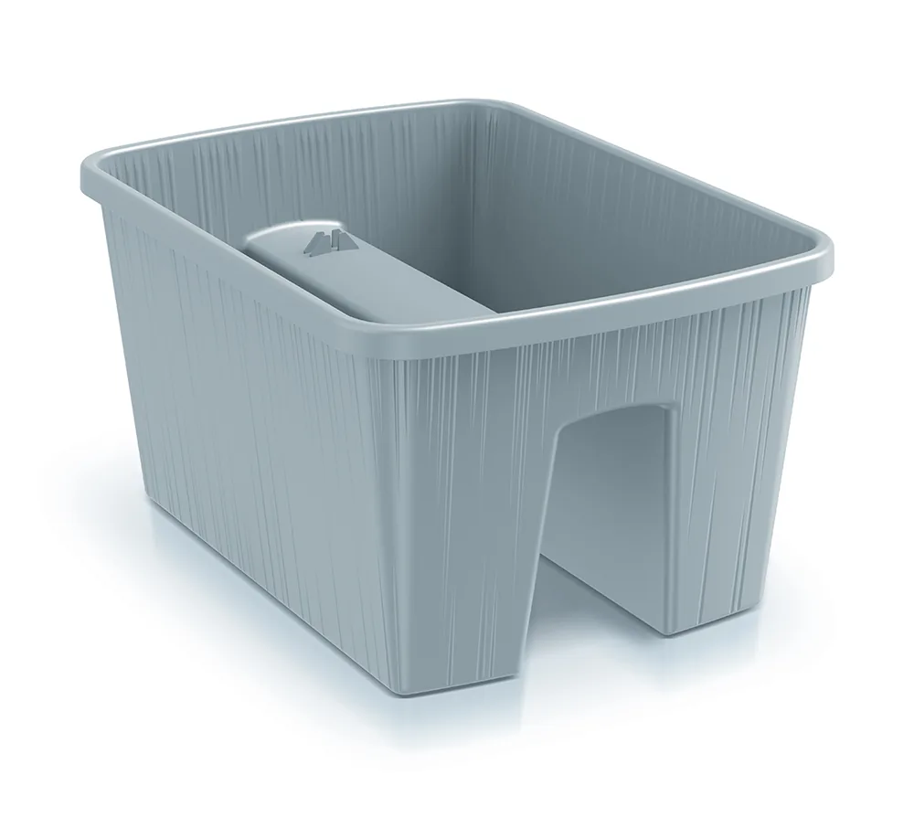 Plantepotte DBAC400 Balca Railing Case – lys grå — hovedbilde