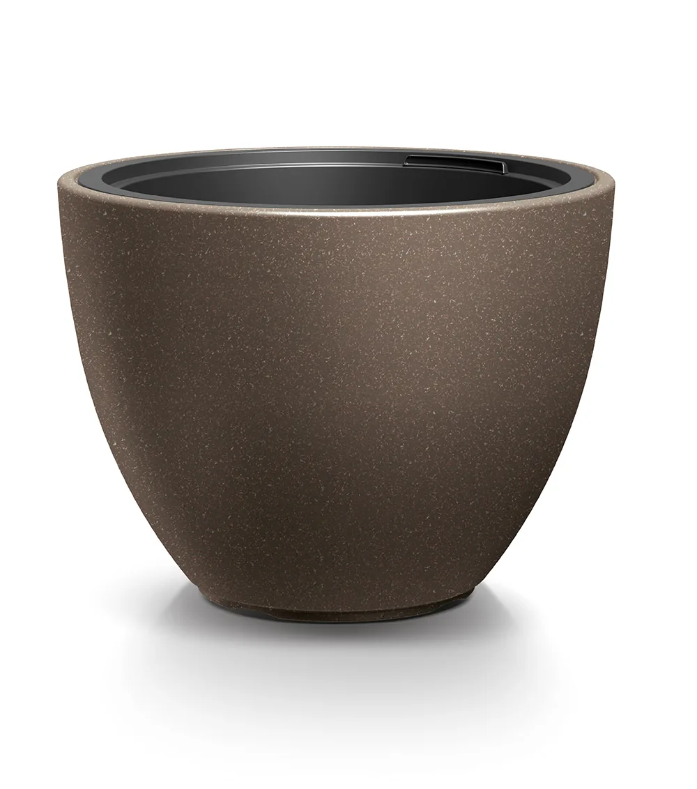 Plantepotte DBHEM300W Heos Wood – WPC kaffe (FSC) — hovedbilde