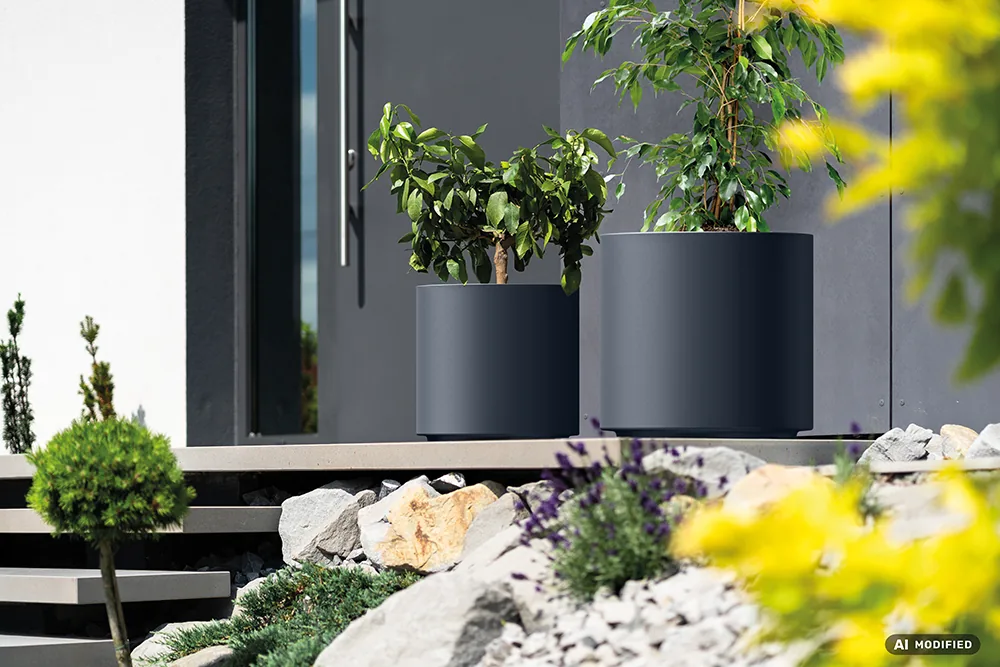 Plantepotte DBHER300 Heos – antrasitt — hovedbilde