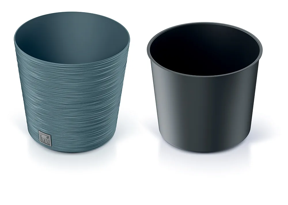 Plantepotte DFR300 Furu Round – skandinavisk blå — hovedbilde