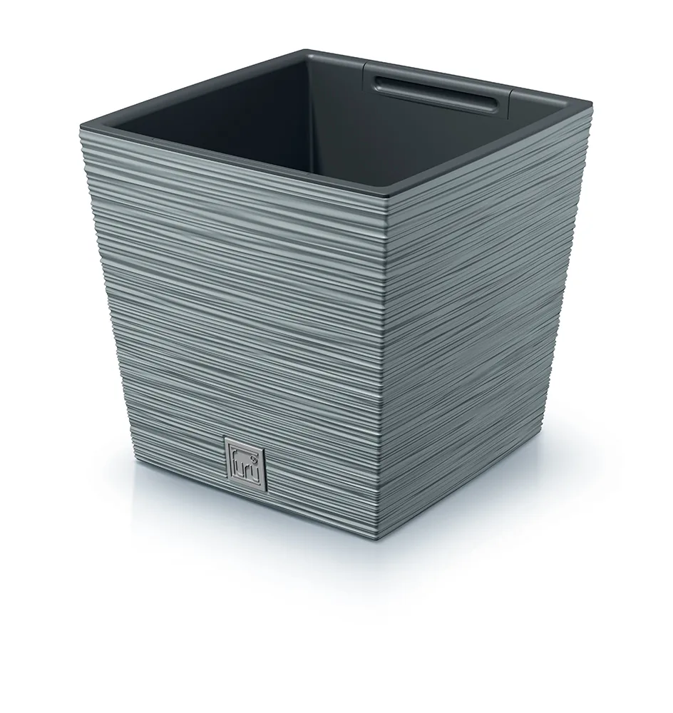 Plantepotte DFS240 Furu Square Low – betong — hovedbilde