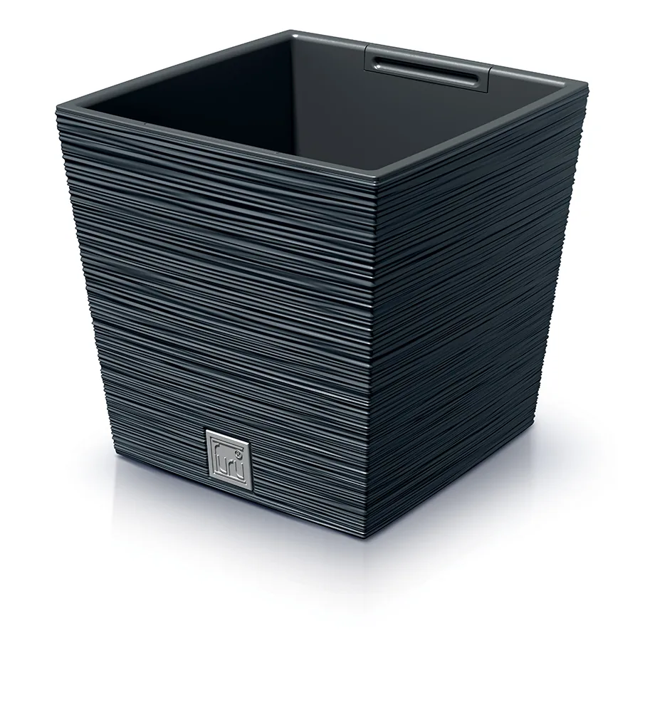 Plantepotte DFS300 Furu Square Low – antrasitt — hovedbilde