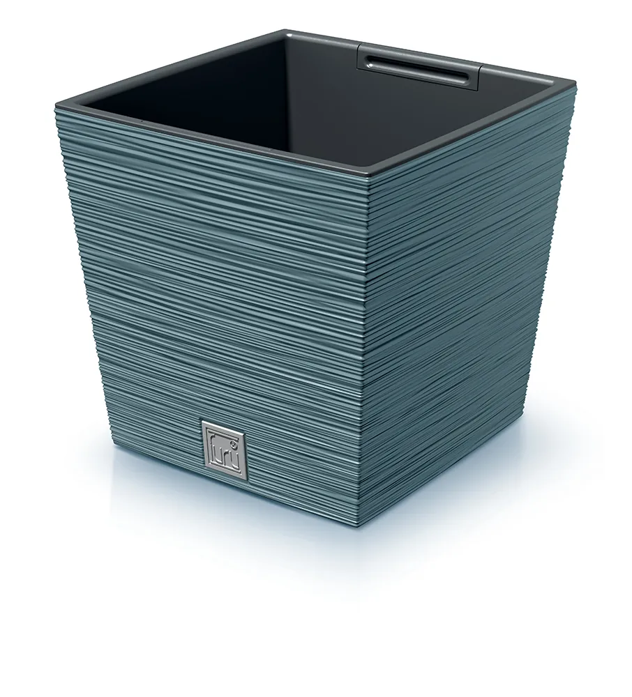 Plantepotte DFS300 Furu Square Low – skandinavisk blå — hovedbilde