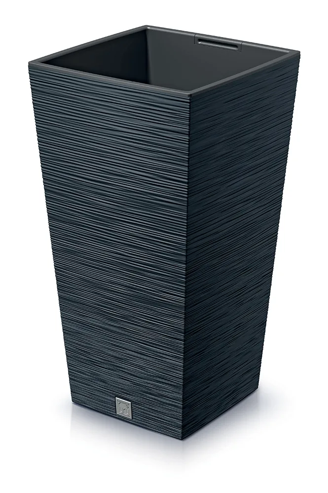 Plantepotte DFSH400 Furu Square – antrasitt — hovedbilde