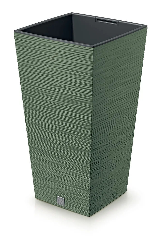Plantepotte DFSH400 Furu Square – jordgrønn — hovedbilde