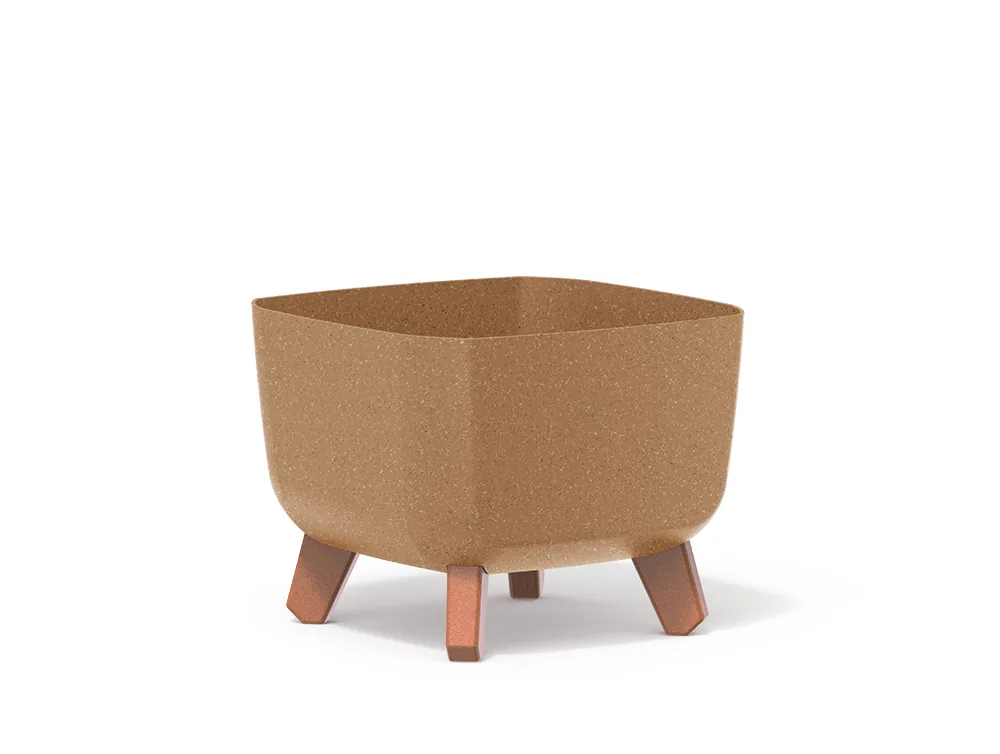 Plantepotte DGQL240W Gracia Square Wood – WPC natur (FSC) — hovedbilde