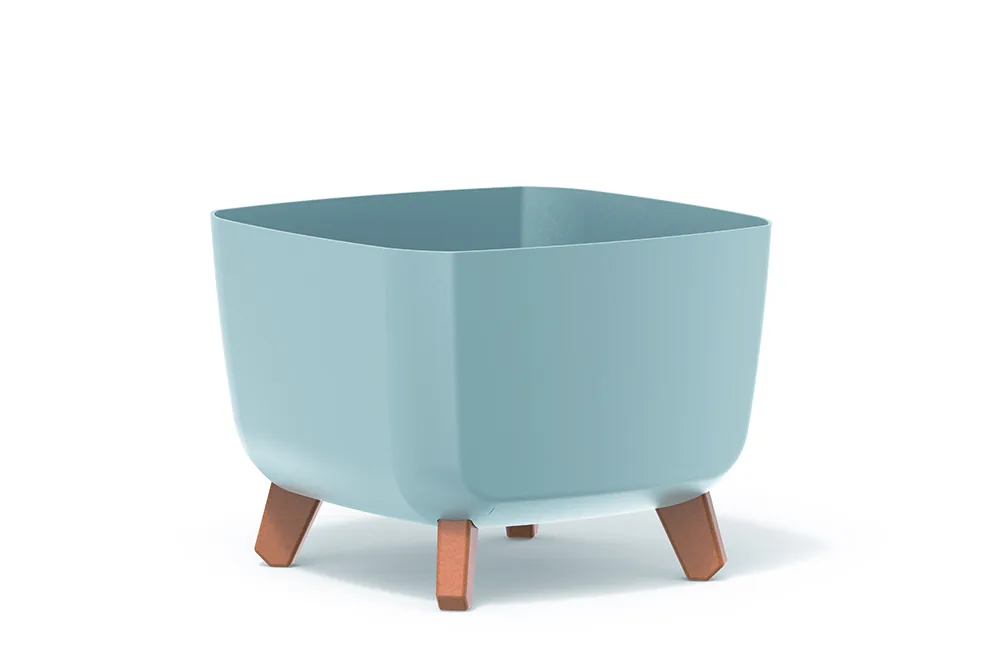 Plantepotte DGQL300 Gracia Square – lys grå — hovedbilde