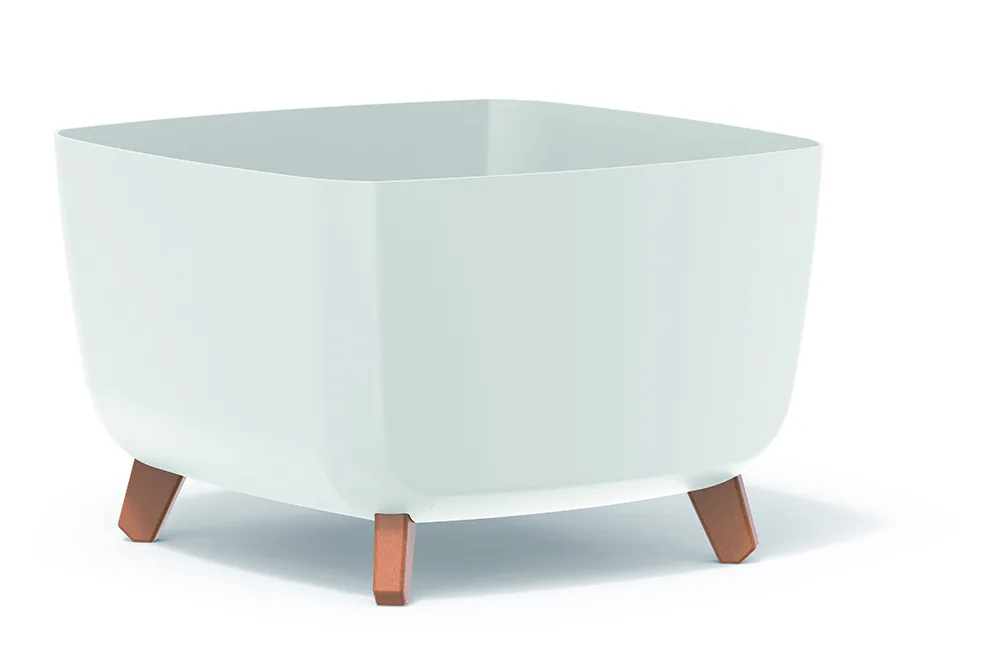 Plantepotte DGQL400 Gracia Square – hvit — hovedbilde