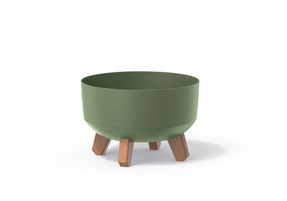 Plantepotte DGRL240L Gracia Low – jordgrønn — hovedbilde