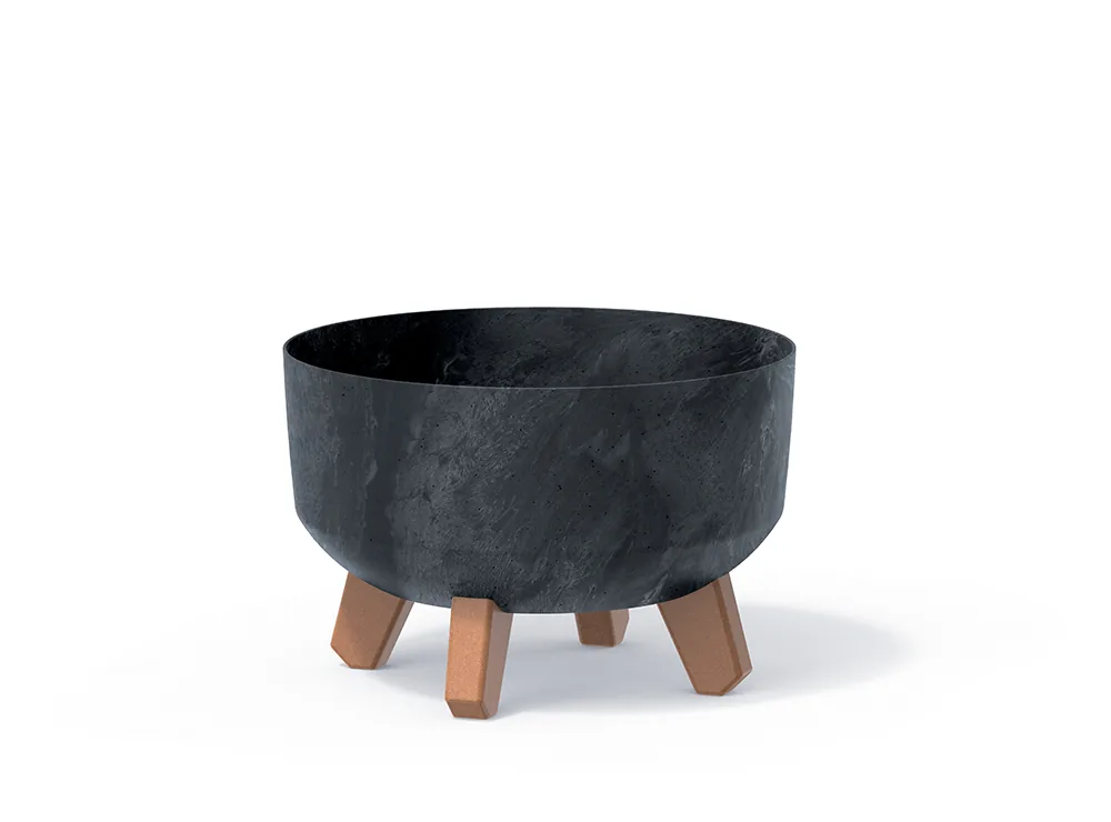 Plantepotte DGRL240LE Gracia Low Beton Effect – antrasitt — hovedbilde