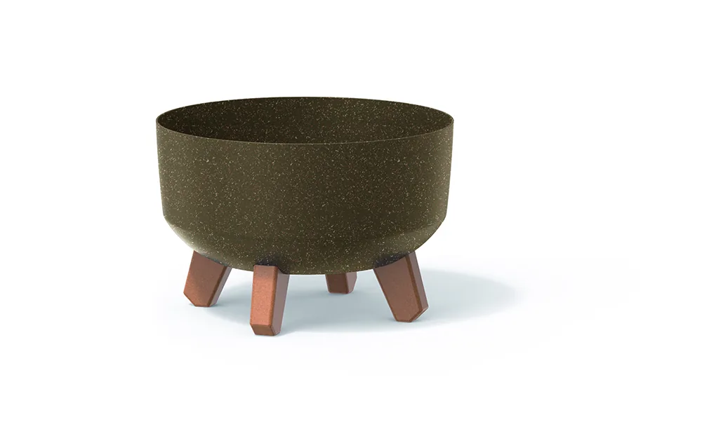 Plantepotte DGRL240LW Gracia Low Wood – WPC kaffe (FSC) — hovedbilde