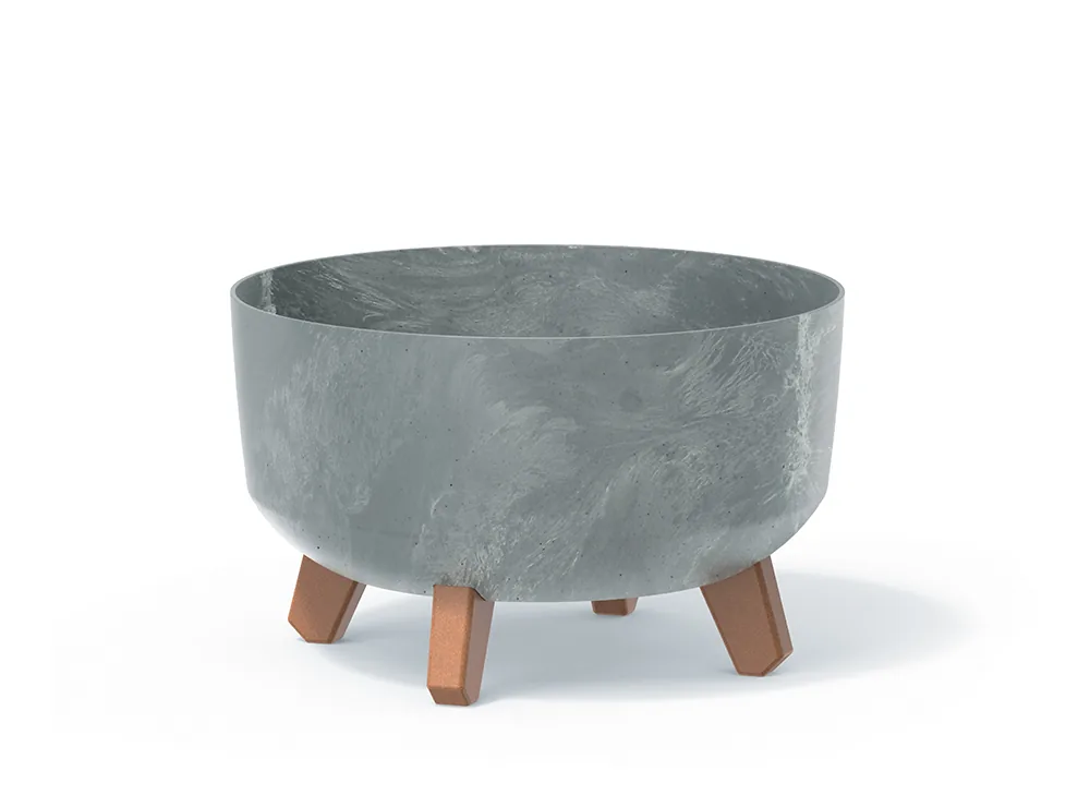 Plantepotte DGRL300LE Gracia Low Beton Effect – betong — hovedbilde