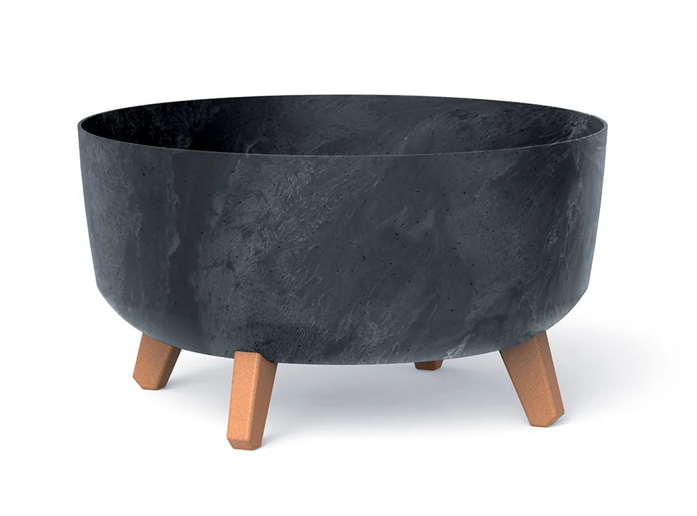 Plantepotte DGRL400LE Gracia Low Beton Effect – antrasitt — hovedbilde
