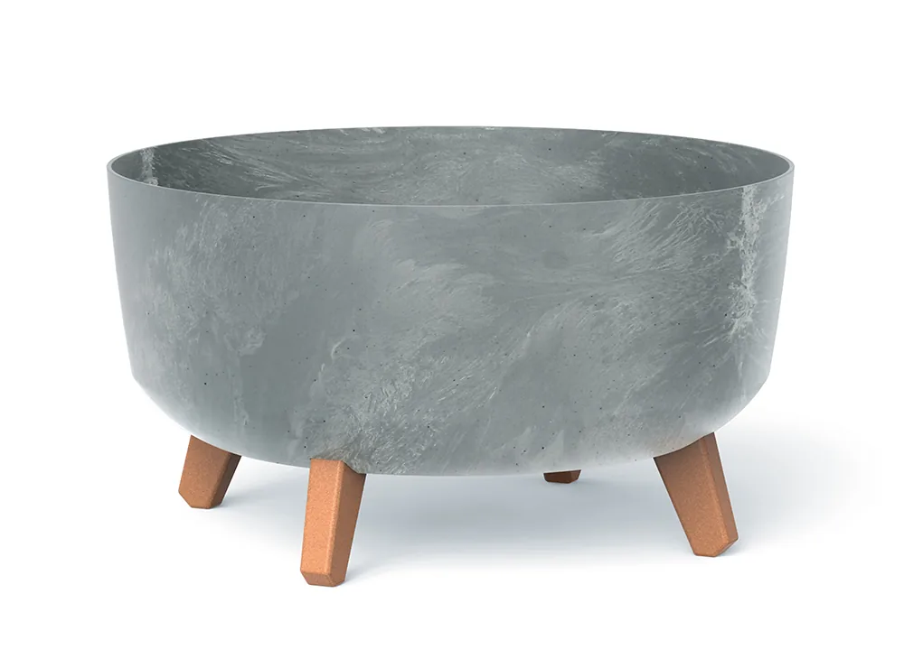 Plantepotte DGRL400LE Gracia Low Beton Effect – betong — hovedbilde
