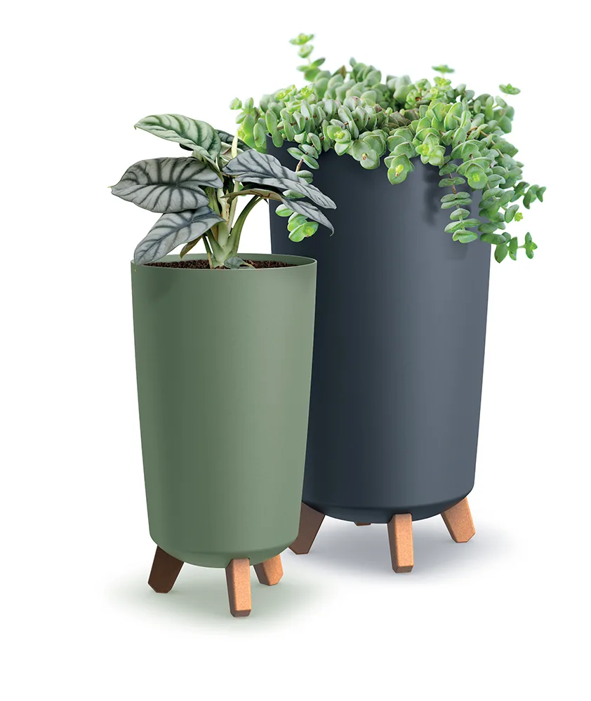 Plantepotte DGTL200 Gracia Tubus Slim – jordgrønn — hovedbilde