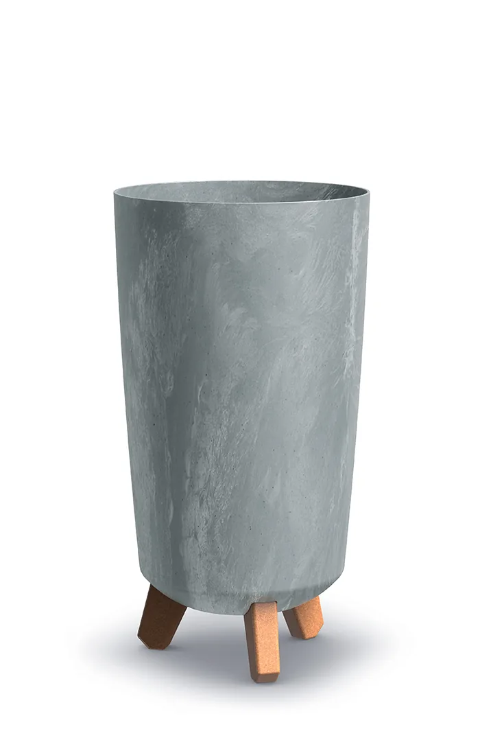 Plantepotte DGTL200E Gracia Tubus Slim Beton Effect – betong — hovedbilde