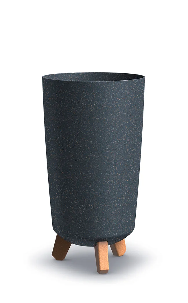Plantepotte DGTL200W Gracia Tubus Slim Wood – WPC antrasitt (FSC) — hovedbilde