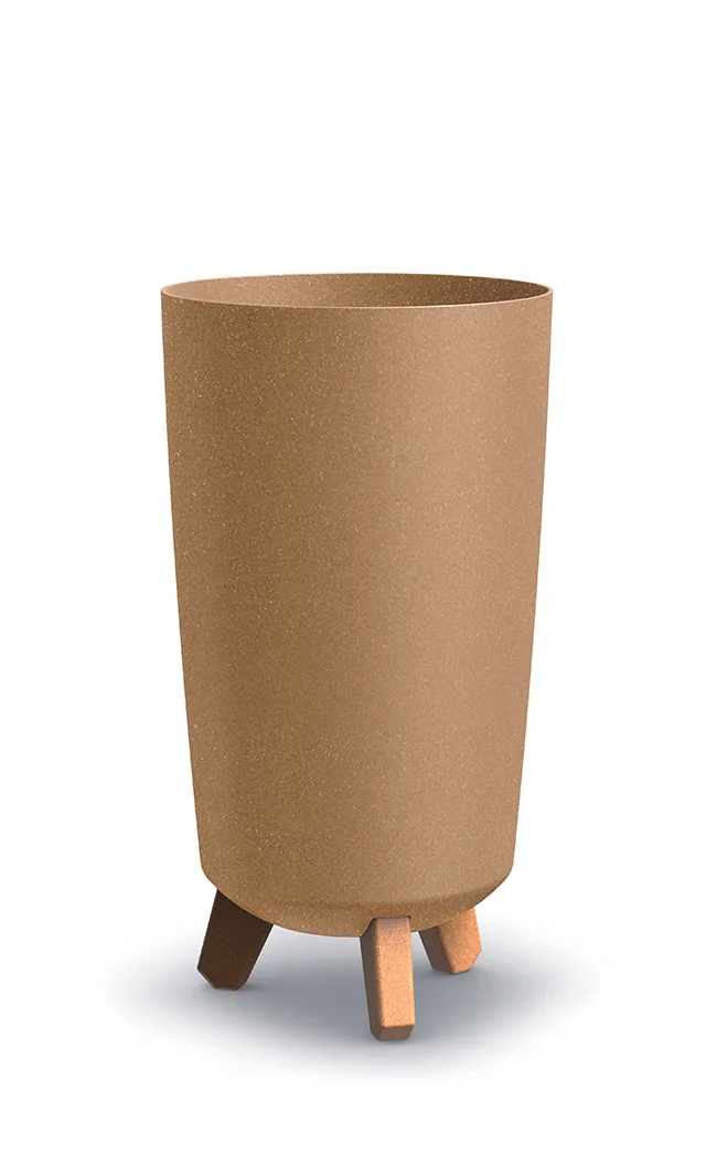 Plantepotte DGTL200W Gracia Tubus Slim Wood – WPC natur (FSC) — hovedbilde