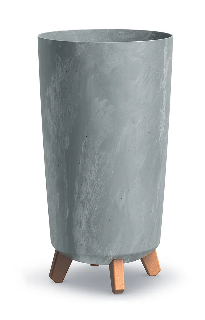 Plantepotte DGTL240E Gracia Tubus Slim Beton Effect – betong — hovedbilde