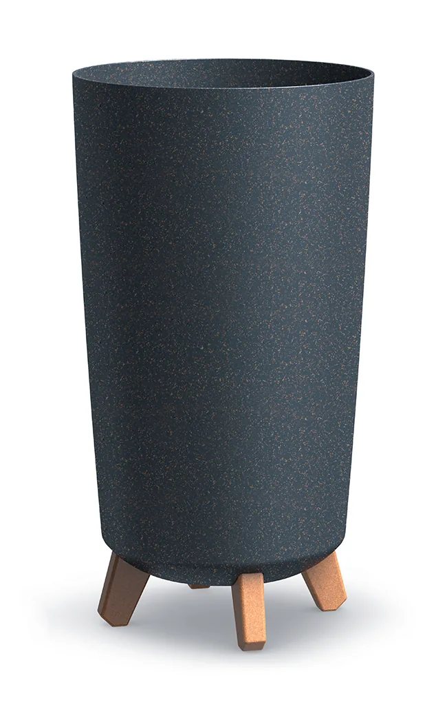 Plantepotte DGTL240W Gracia Tubus Slim Wood – WPC antrasitt (FSC) — hovedbilde
