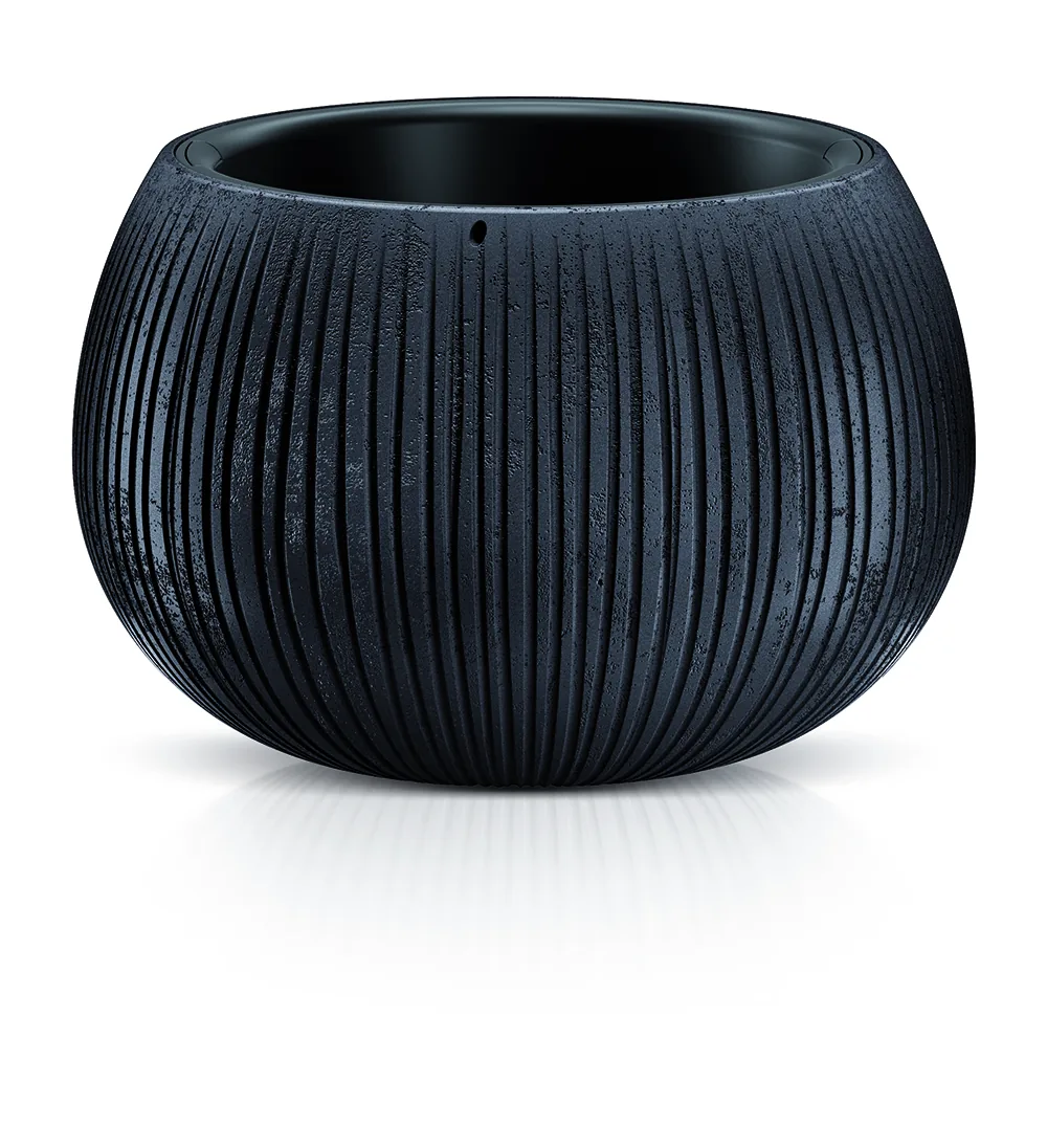 Plantepotte DKB290 Beton Bowl – svart betong — hovedbilde