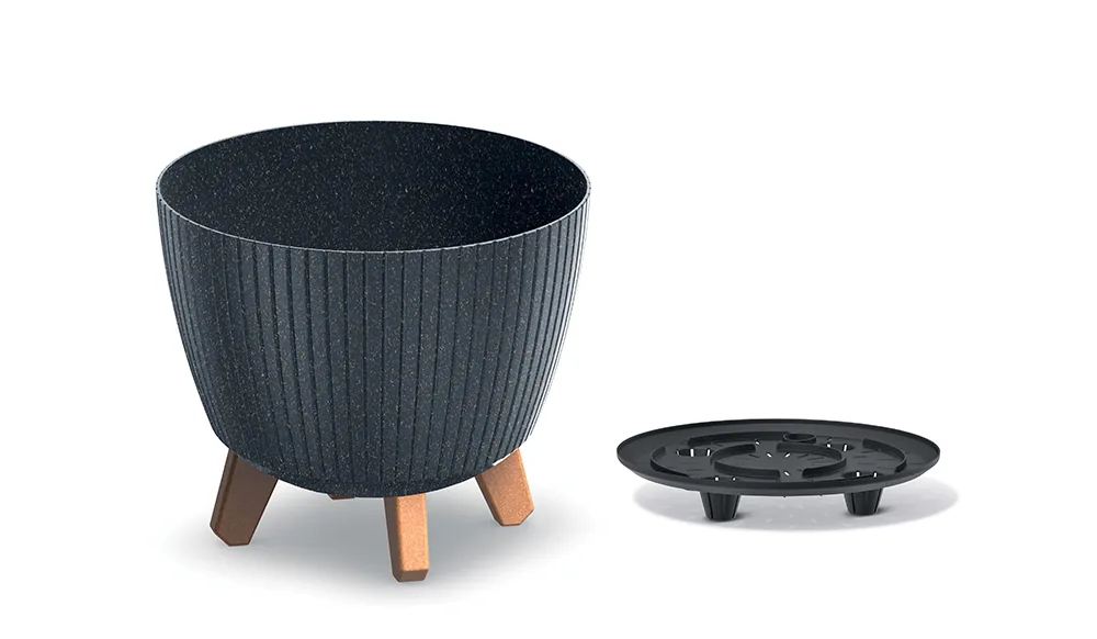 Plantepotte DLAL240W Lamia Wood – WPC antrasitt (FSC) — hovedbilde