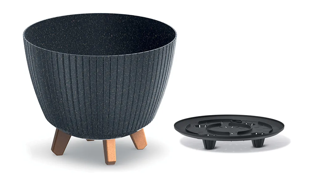 Plantepotte DLAL300W Lamia Wood – WPC antrasitt (FSC) — hovedbilde