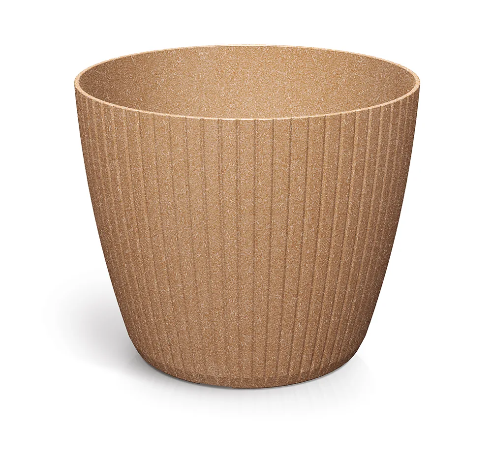 Plantepotte DLAM180W Lamia Round Wood – WPC natur (FSC) — hovedbilde