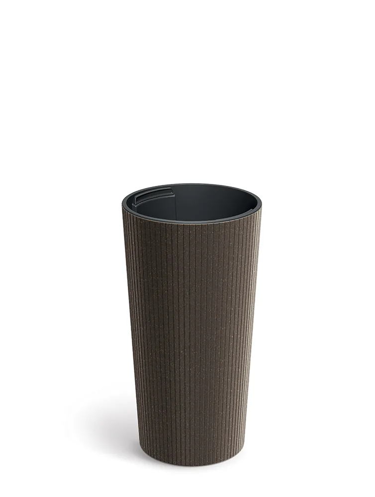 Plantepotte DLAS200W Lamia Slim Wood – WPC kaffe (FSC) — hovedbilde