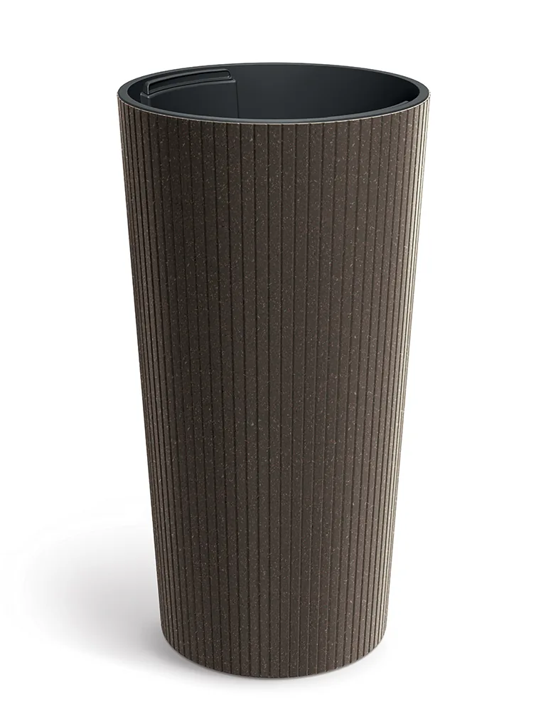 Plantepotte DLAS300W Lamia Slim Wood – WPC kaffe (FSC) — hovedbilde