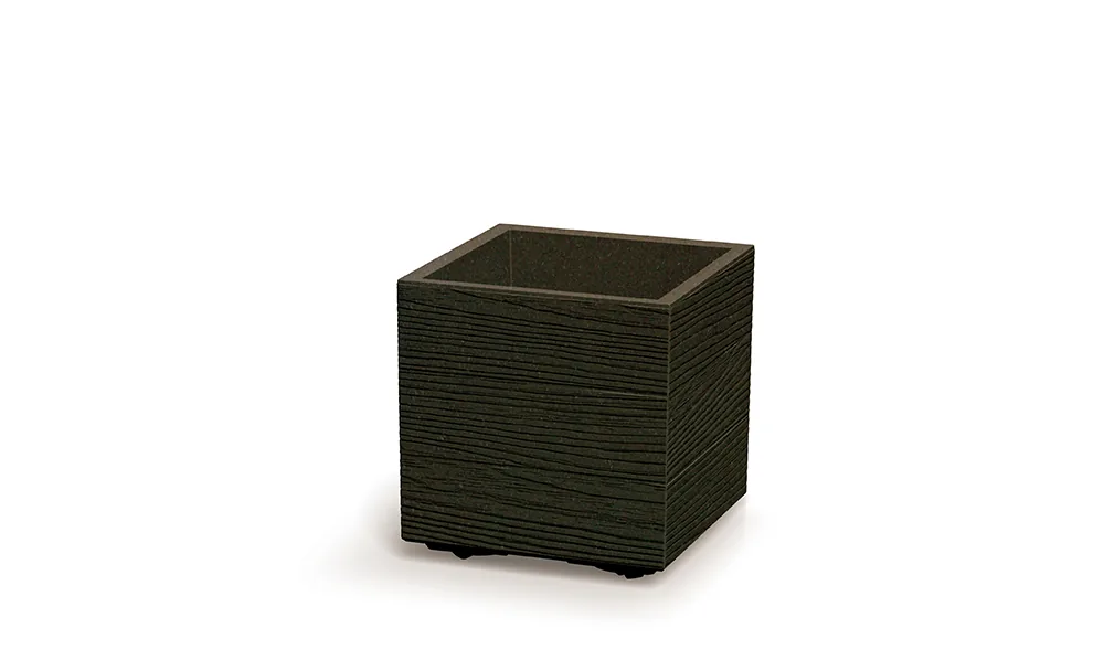 Plantepotte DMA300W Madera Square Wood – WPC kaffe (FSC) — hovedbilde