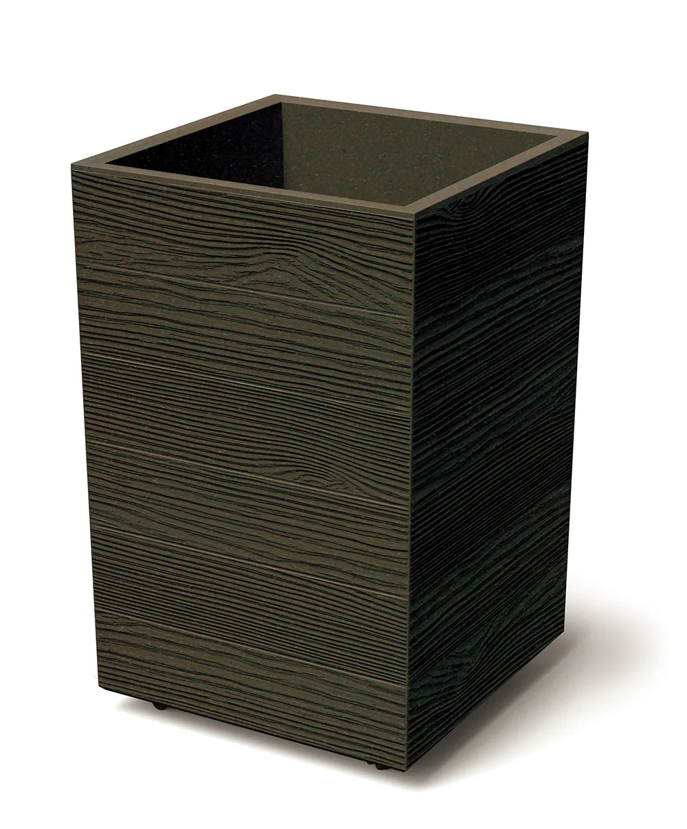 Plantepotte DMAH400W Madera Wood – WPC kaffe (FSC) — hovedbilde