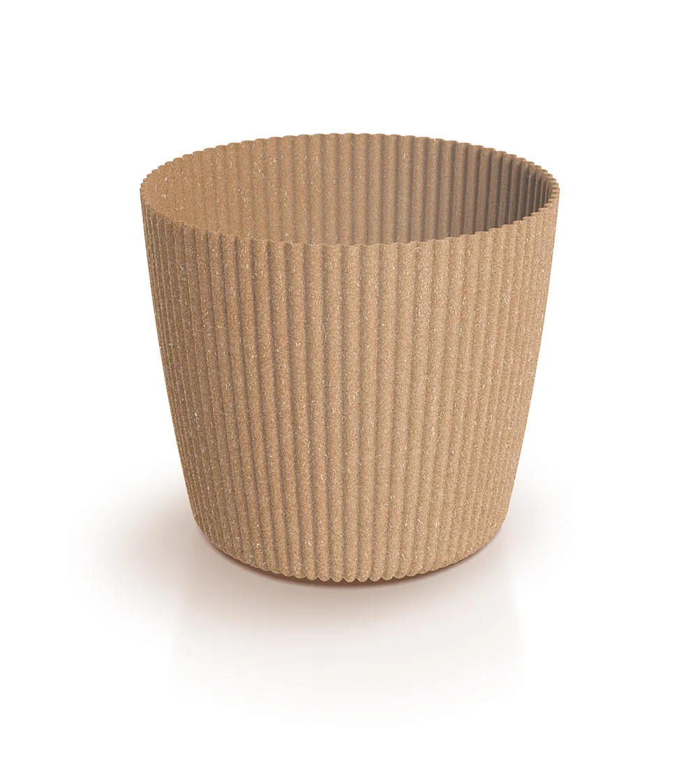 Plantepotte DMI350W Milly Round Wood – WPC natur (FSC) — hovedbilde