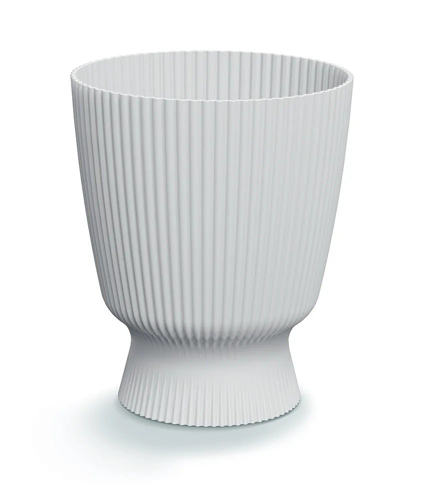 Plantepotte DMIL220 Milly Round – hvit — hovedbilde