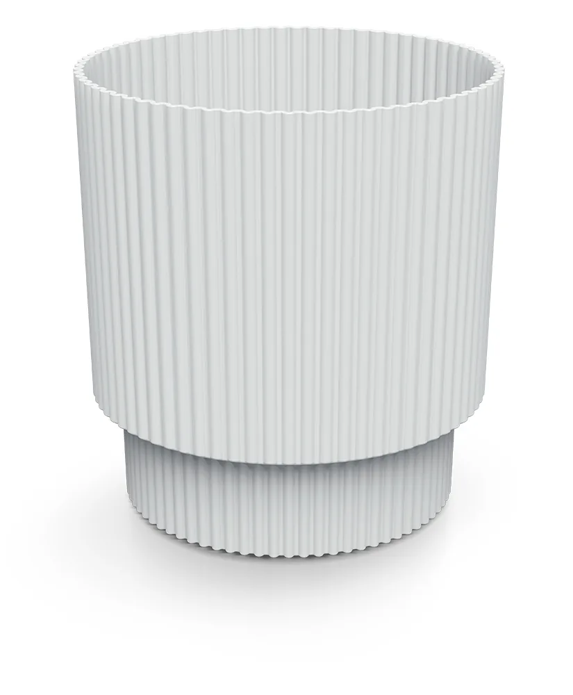 Plantepotte DMIN200 Milly Round – hvit — hovedbilde