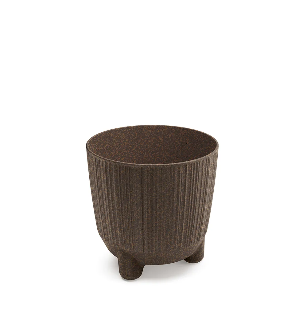 Plantepotte DRF130NW Ryfo N Wood – WPC kaffe (FSC) — hovedbilde