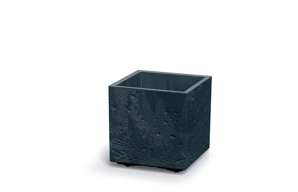 Plantepotte DSI300E Sierra Square Beton Effect – antrasitt — hovedbilde